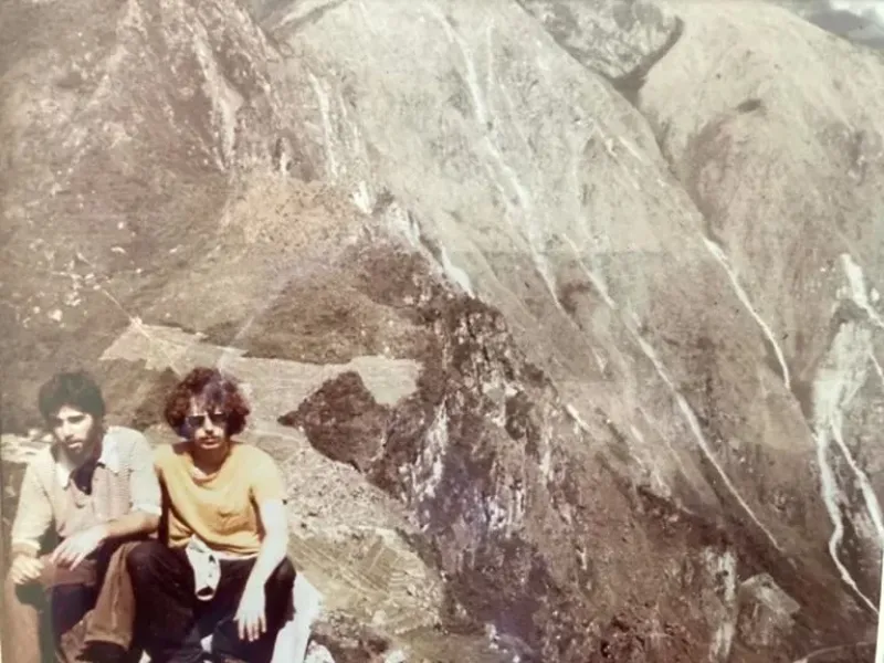 Los amigos en Machu Pichu