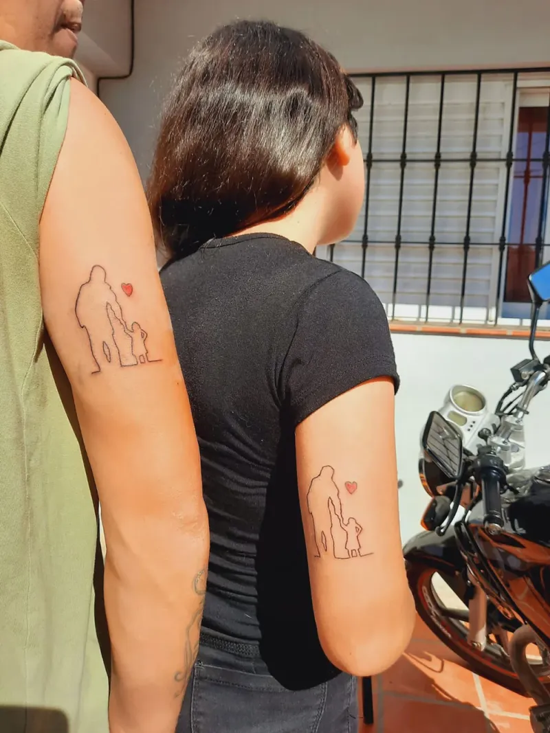  Marcas de amor: Roberto y Julieta compartieron tatuaje en señal del amor incondicional que se tenían