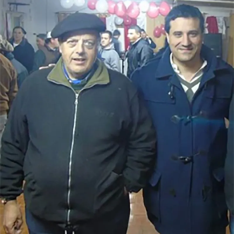  José Rodríguez Ponte, intendente de General Lavalle, con Maxi Abad, titular de la UCR en la Provincia de Buenos Aires