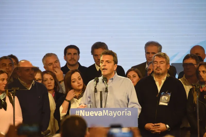  Sergio Massa en el congreso del Frente Renovador que se llevó acabo en el 2019 en Parque Norte