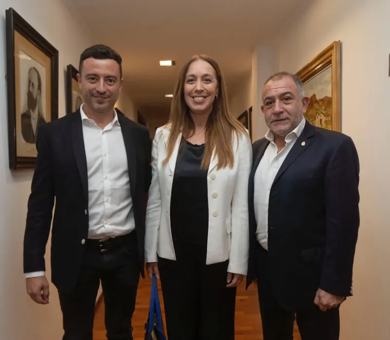 María Eugenia Vidal junto al Senador Nacional Luis Juez y al Diputado Rodrigo De Loredo