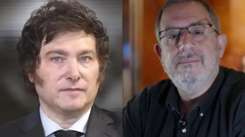 Javier Milei y Carlos Maslatón