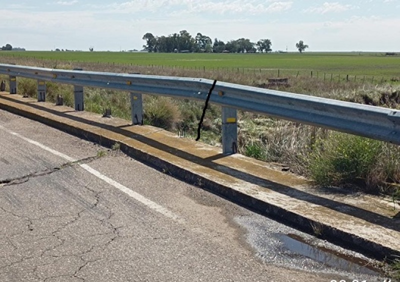 ¿Es seguro el puente de la ruta 85 cerca de Pasman?