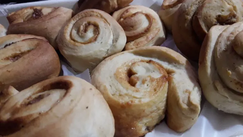  Los rolls de canela una de las especialidades de Dulcemente