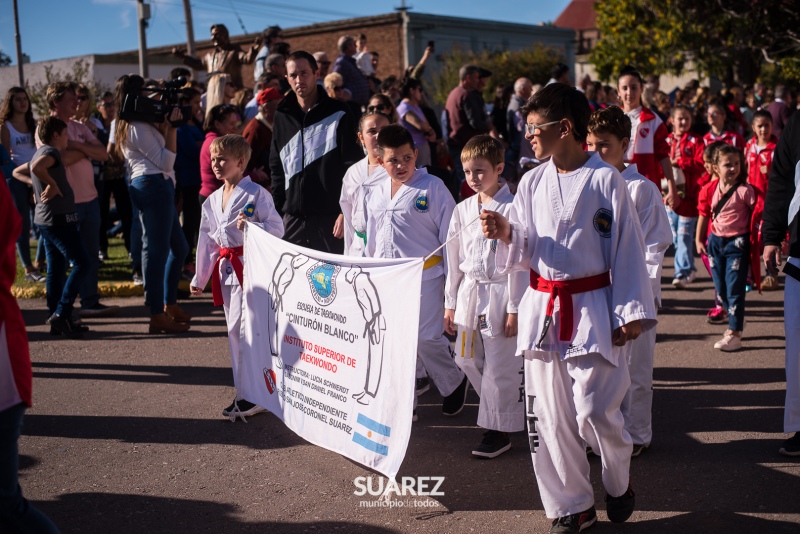 LA comunidad de San José se sumó al tradicional desfile de Kerb