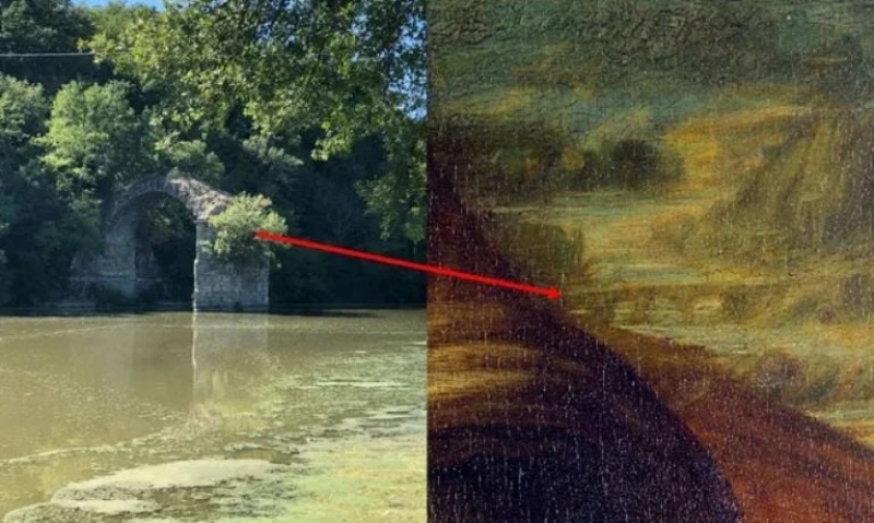  EL ARCO EN LA FAMOSA PINTURA DE LEONARDO DA VINCI