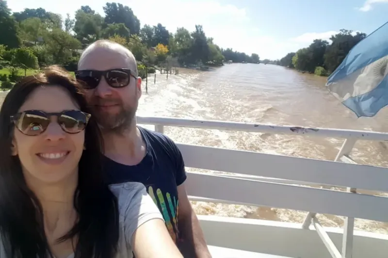 Daires y Tami en el Delta, Tigre, Buenos Aires.