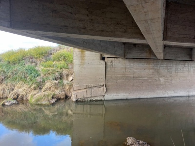 Vecinos descreen de Vialidad y piden que repare el puente de la Ruta 85