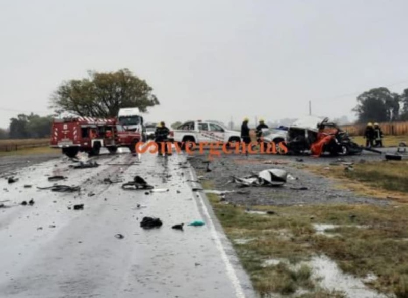 Hoy: Trágico choque en la Ruta Provincial 51, en el que resultaron dos personas fallecidas y un herido.