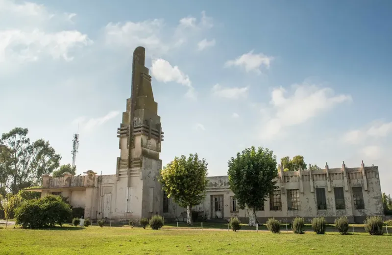 El matadero, una de las obras de Salamone en Coronel Pringles, provincia de Buenos Aires