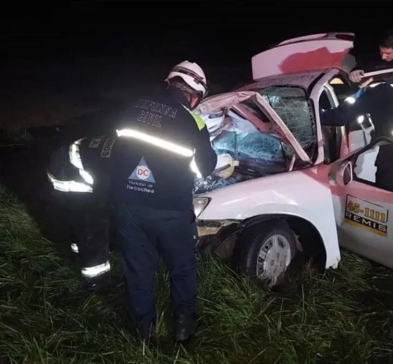 Dos muertos y cinco heridos en un choque frontal en ruta 228