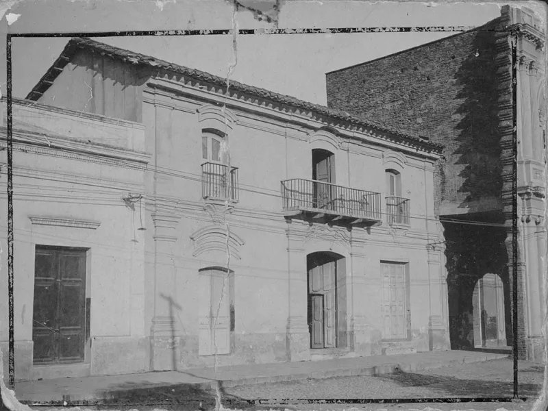  Mi casa, donde nací y donde fallecí. Estaba sobre la calle de Santo Domingo, a pasos del convento (Archivo General de la Nación)