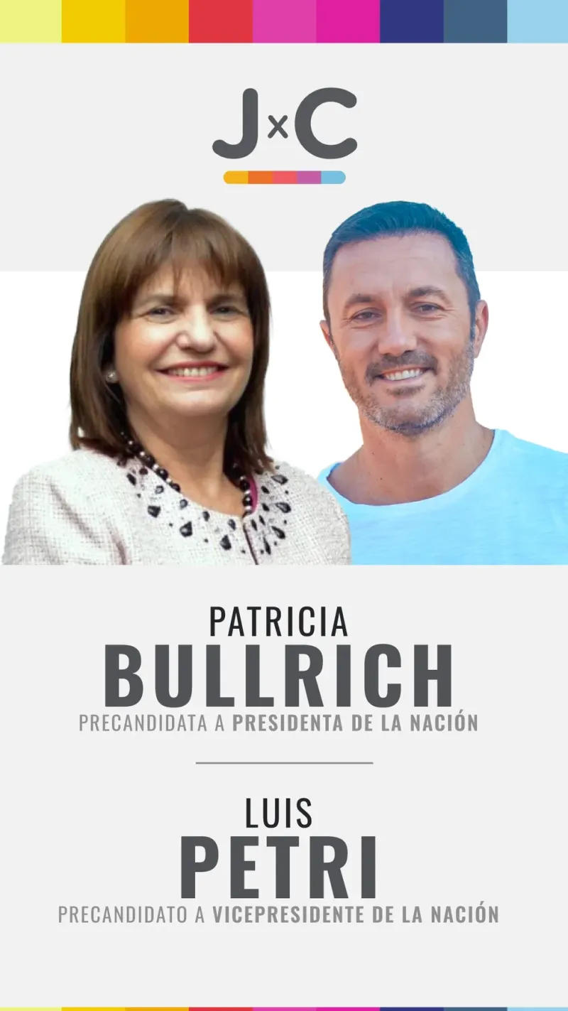  Patricia Bullrich y Luis Petri, los otros postulantes de la oposición