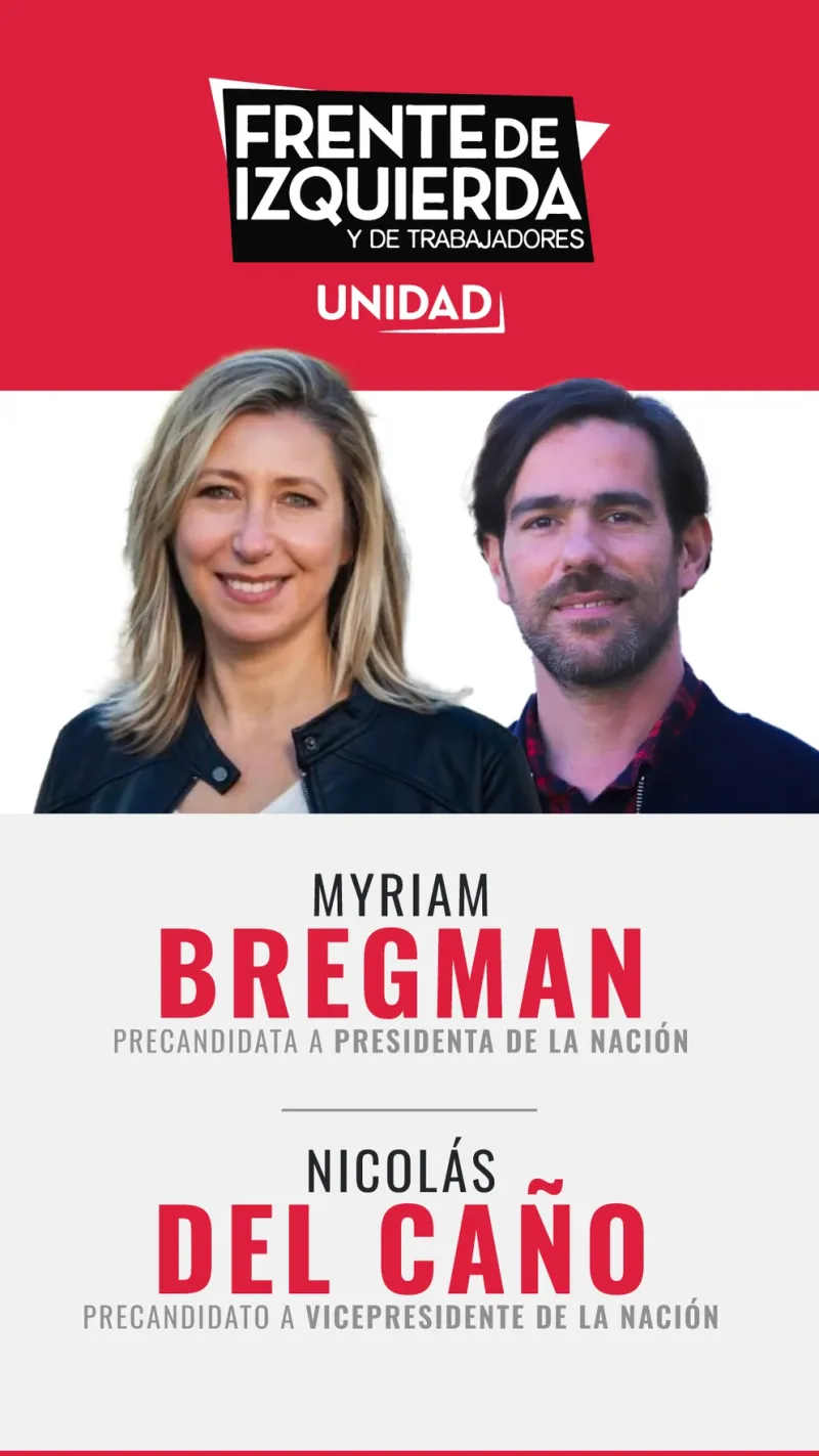  Myriam Bregman y Nicolás del Caño