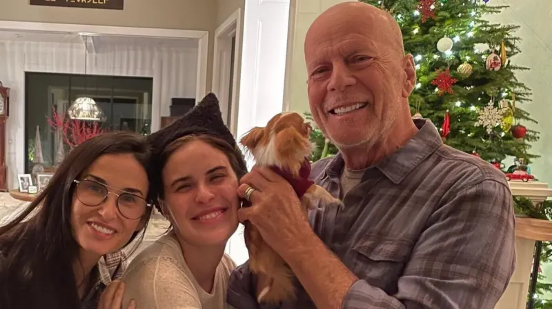 Bruce Willis, Tallulah Willis y Demi Moore