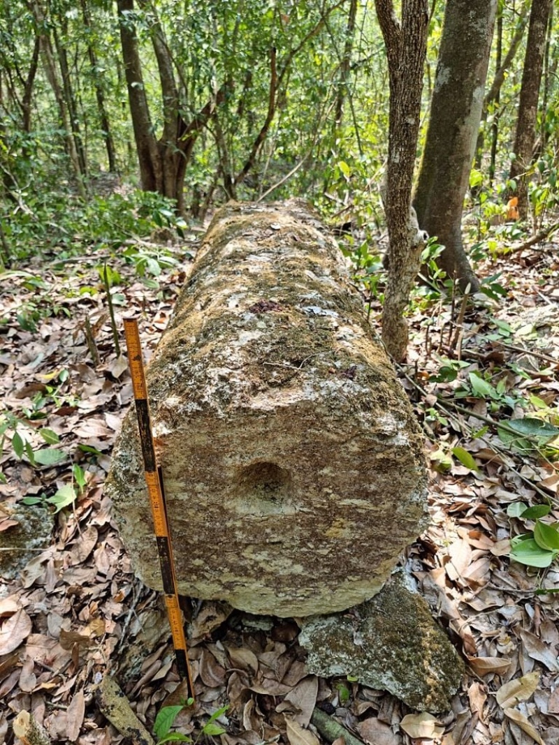  COLUMNA DE PIEDRA DESCUBIERTA