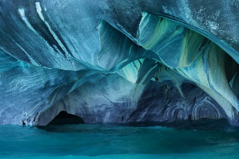 Cuevas de mármol en Chile: un secreto natural de la Patagonia chilena