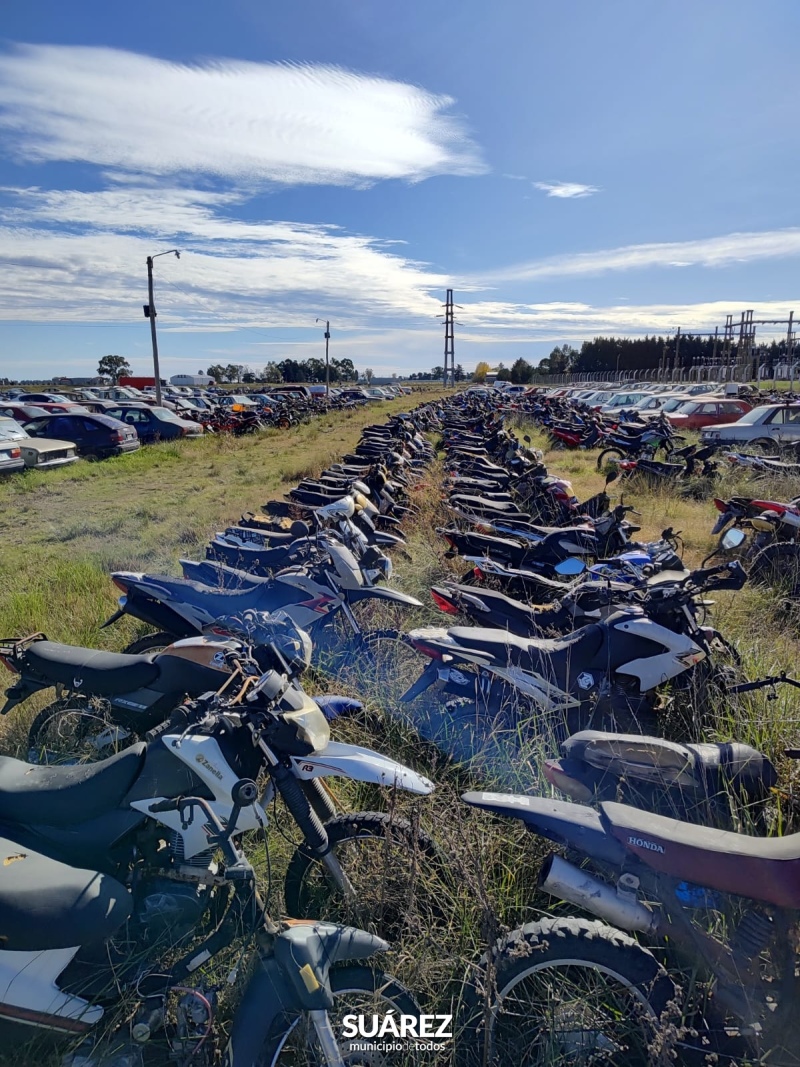 Comenzará la compactación y destrucción de autos y motos secuestrados