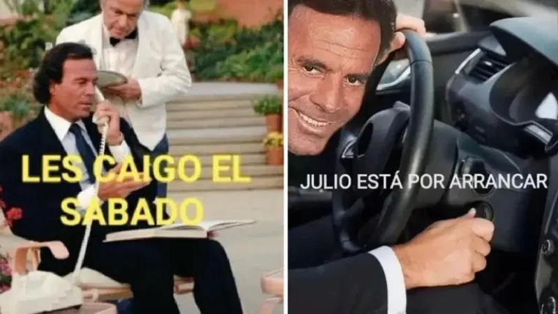 A menos de 24 horas del inicio del nuevo mes, explotaron los mejores memes de Julio Iglesias