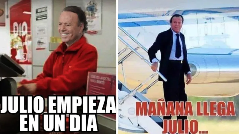 A menos de 24 horas del inicio del nuevo mes, explotaron los mejores memes de Julio Iglesias