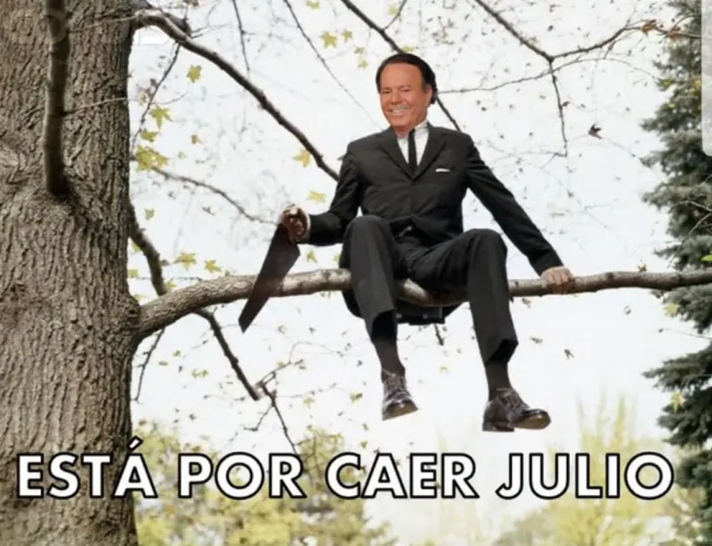 A menos de 24 horas del inicio del nuevo mes, explotaron los mejores memes de Julio Iglesias