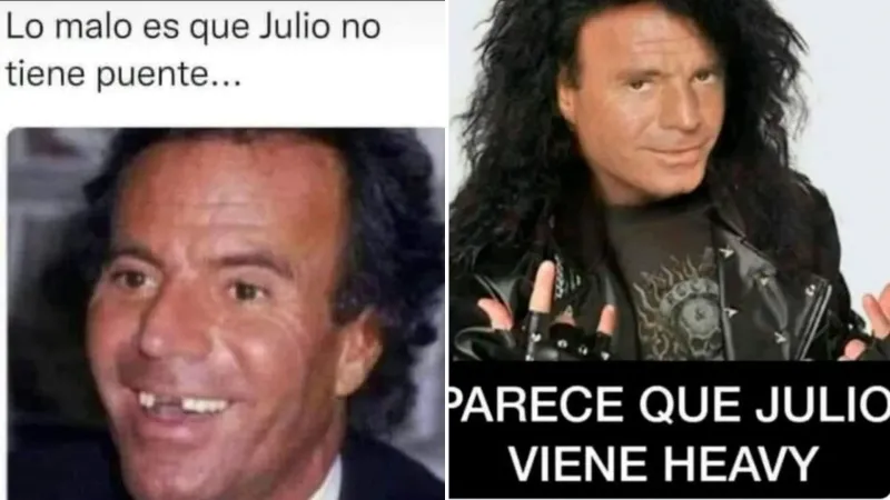 A menos de 24 horas del inicio del nuevo mes, explotaron los mejores memes de Julio Iglesias