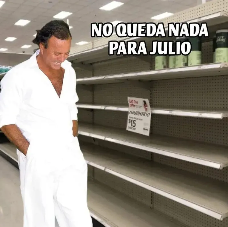 A menos de 24 horas del inicio del nuevo mes, explotaron los mejores memes de Julio Iglesias