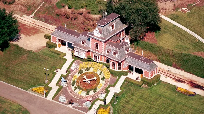  Una vista aérea de Neverland, el rancho de Michael Jackson (Jason Kirk/Getty Images)