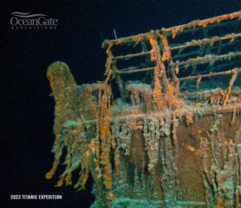 Las fotos fueron tomadas en una resolución altísima. Son las imágenes más nítidas tomadas del barco. 