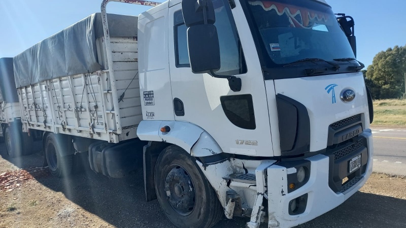 Hubo un choque en el acceso a Tornquist y ruta 33