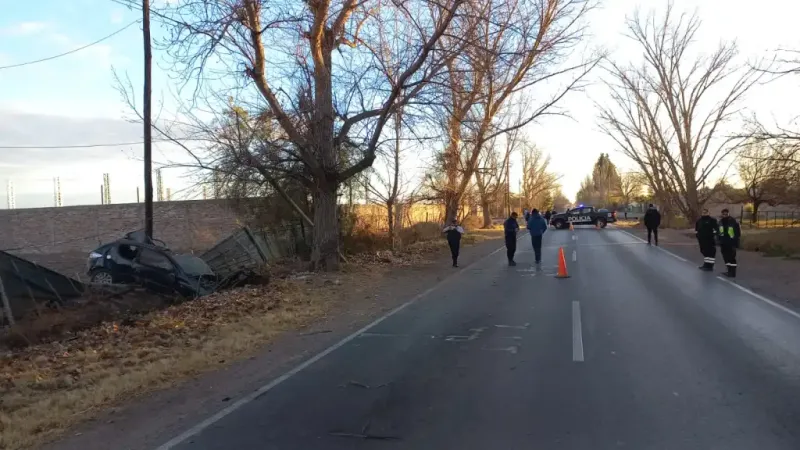 Tremendo accidente en Mendoza: dos muertos por un choque en solitario