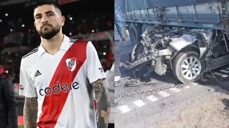 La madre y hermana del jugador de River, Elías Gómez, fallecieron en un accidente. | Instagram eliasgomez.24 / El Ciudadano