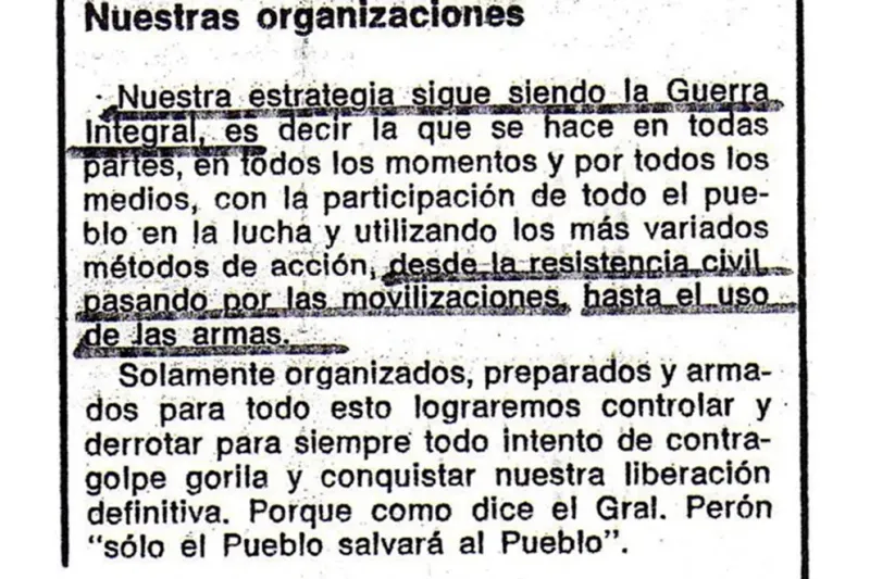  La revista montonera “El Descamisado” (Año I N°4) salió el 12 de junio de 1973, el mismo día que Perón recibía en Puerta de Hierro al periodista Armando Puente y le confiaba que el gobierno de Cámpora estaba plagado de “putos y aventureros”