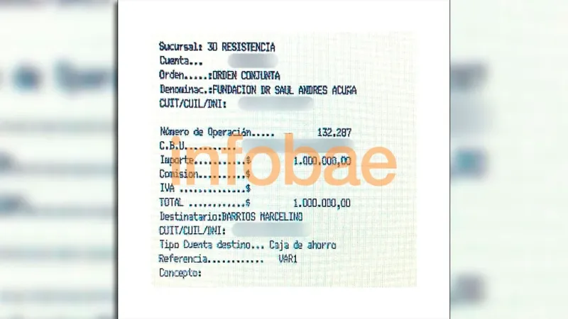 Encontraron un mensaje con tinta invisible enviado a César Sena en la cárcel: el misterioso ticket de $1 millón