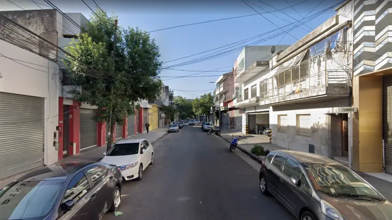 Así luce hoy la calle Cuenca al 600, el lugar donde se produjo el crimen