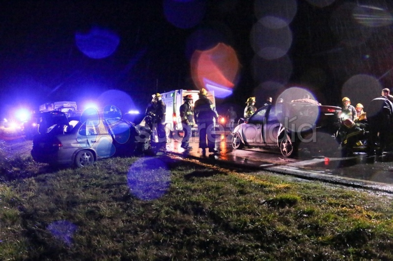 Cuádruple choque en cercanías de Curumalan