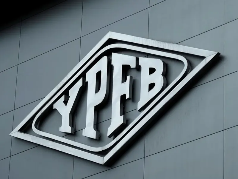 Foto de archivo: El logo de la petrolera estatal YPFB (Yacimientos Petrolíferos Fiscales Bolivianos) se ve en el edificio de su sede en La Paz, Bolivia, el 11 de enero de 2019. REUTERS/David Mercado