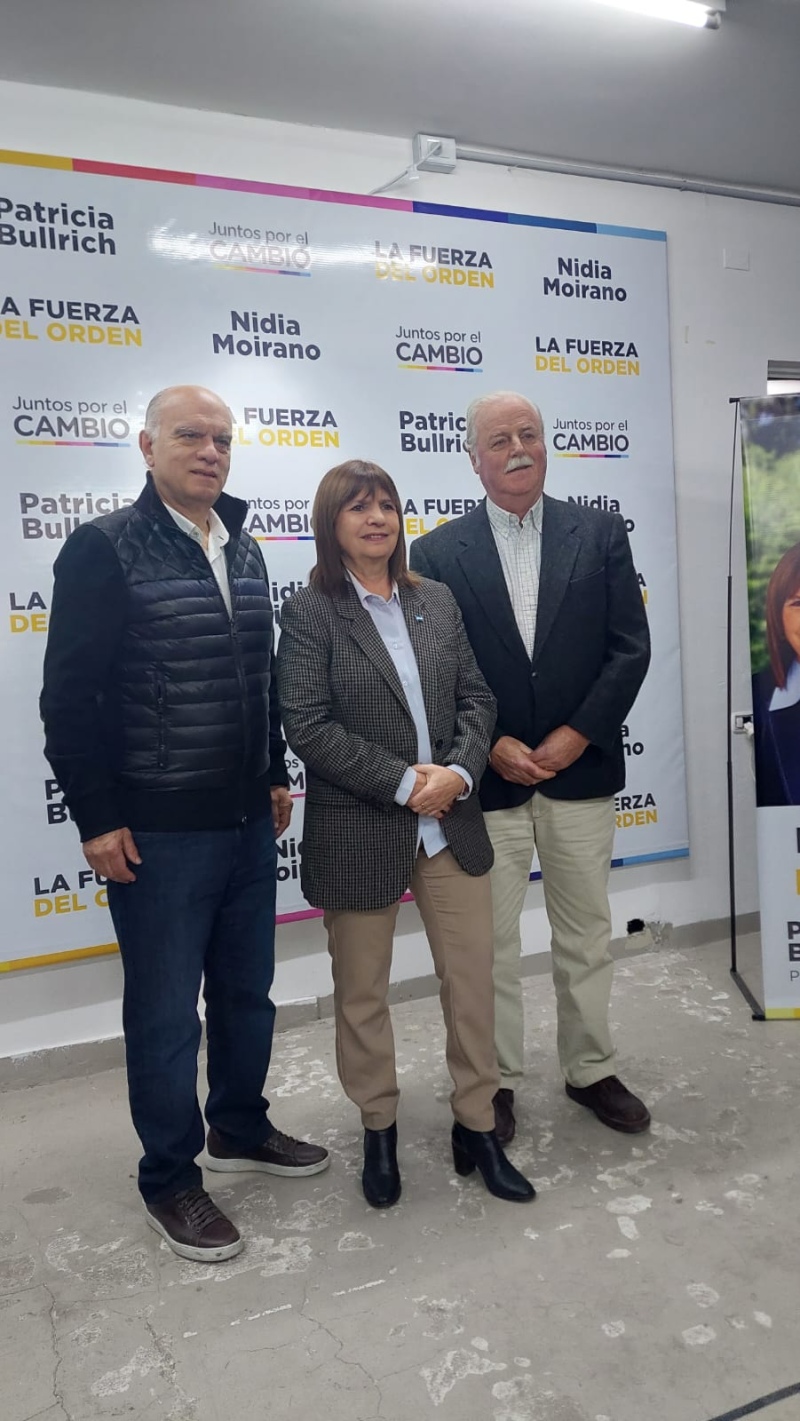 Alberto Fernández y sus candidatos estuvieron con Patricia Bullrich en Bahía Blanca