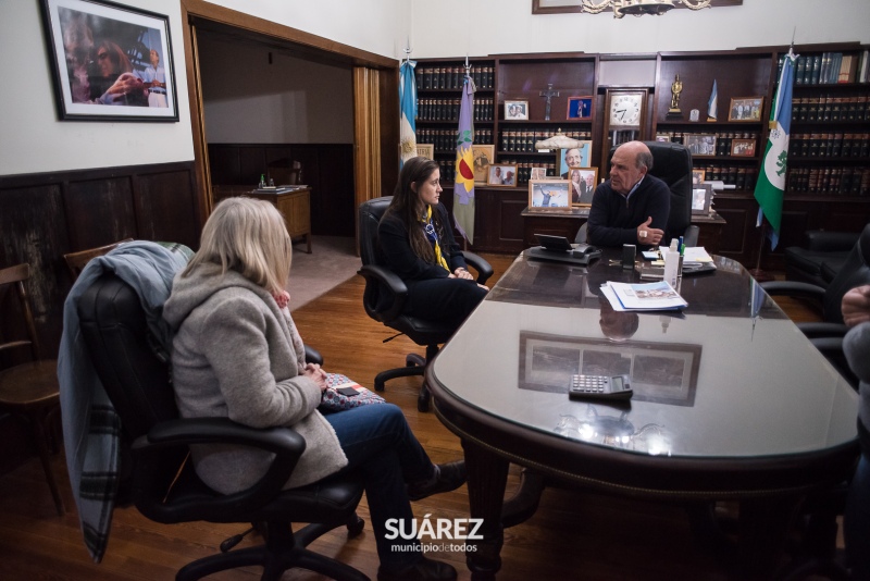 El intendente Ricardo Moccero recibió a Candela González