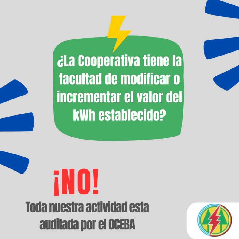 La luz aumenta por el tarifazo impulsado por el Gobierno. no habrá descuento ni cuotas