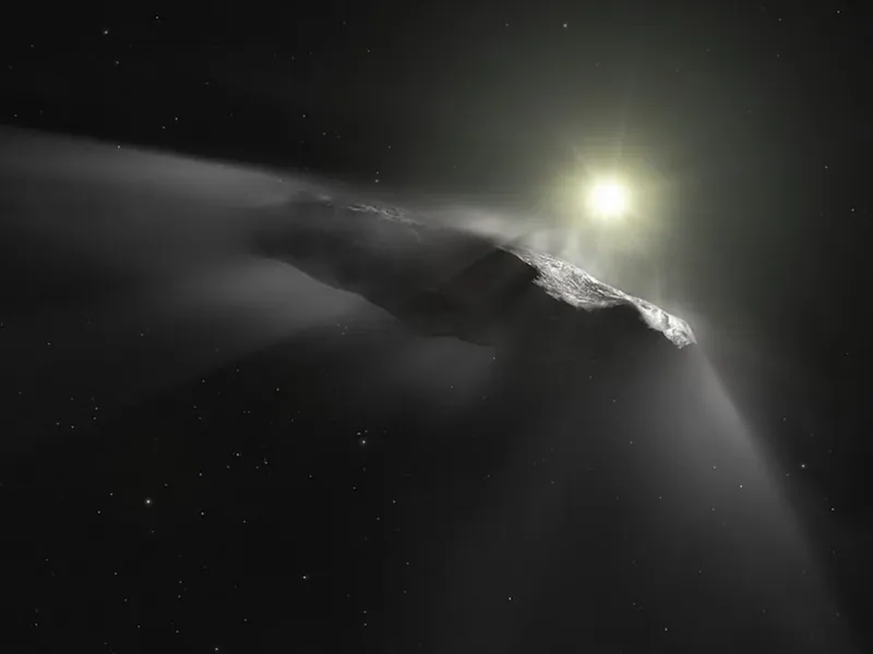  Oumuamua es un objeto que no se originó en nuestro Sistema Solar (ESA/Hubble, NASA, ESO, M. Kornmesser)