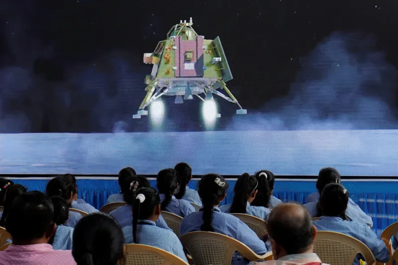  El viaje de Chandrayaan-3, que comenzó el 14 de julio, duró 40 días (REUTERS/Amit Dave)