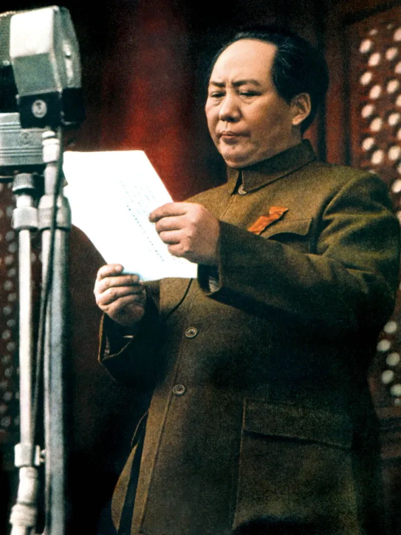  Mao Zedong (Photo by Apic/Getty Images)