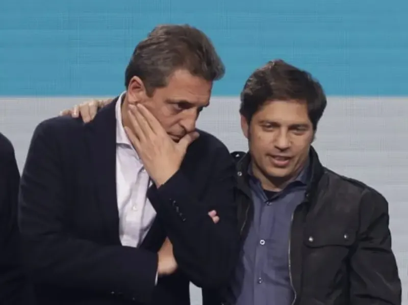 Sergio Massa y Axel Kicillof, el domingo de las PASOSantiago Filipuzzi - LA NACION