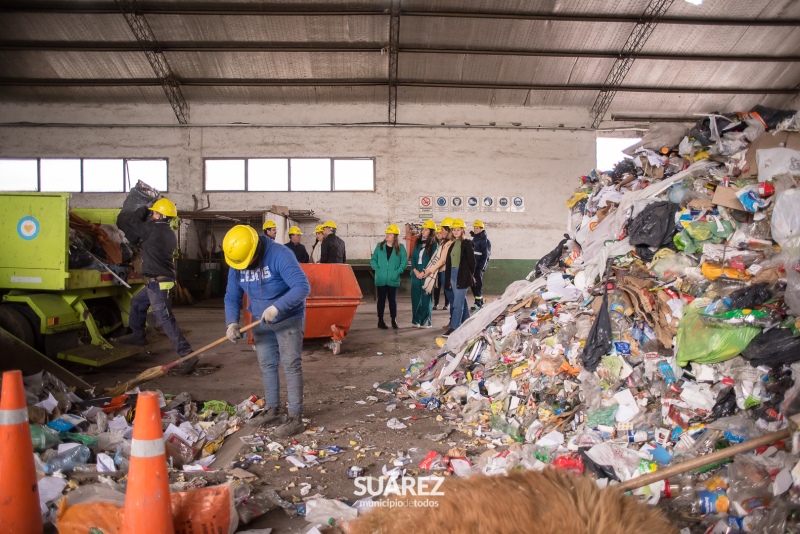 Visita a la planta local de tratamiento de RSU