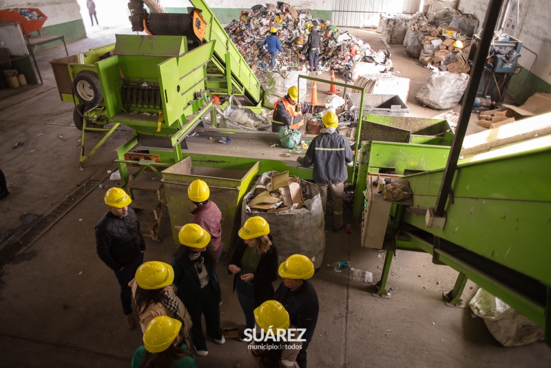 Visita a la planta local de tratamiento de RSU