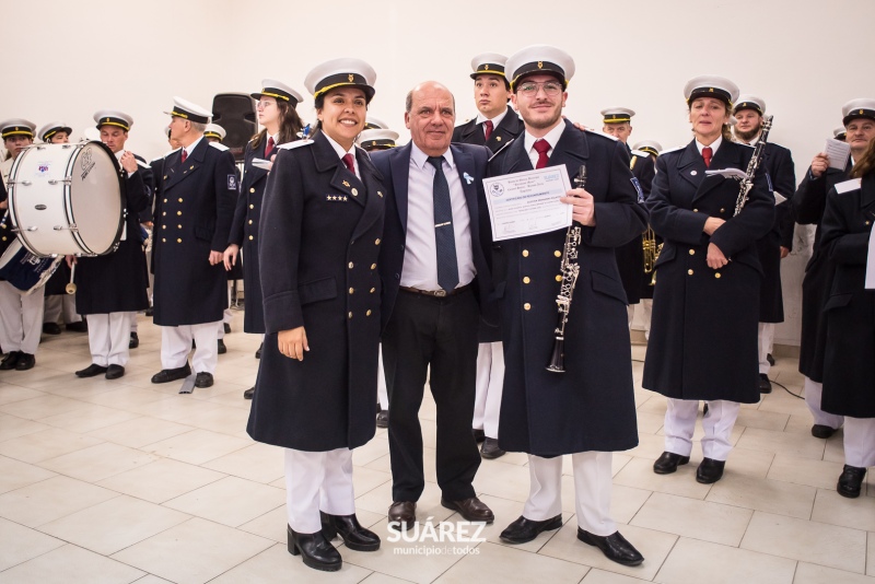 6 de Agosto: reconocimientos a integrantes de la banda municipal de música “Bartolomé Meier”