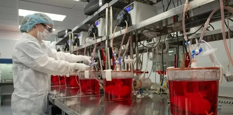 Riñones de cerdo en un laboratorio en Eden Prairie, Minn. Foto Andy Clayton-King/Associated Press