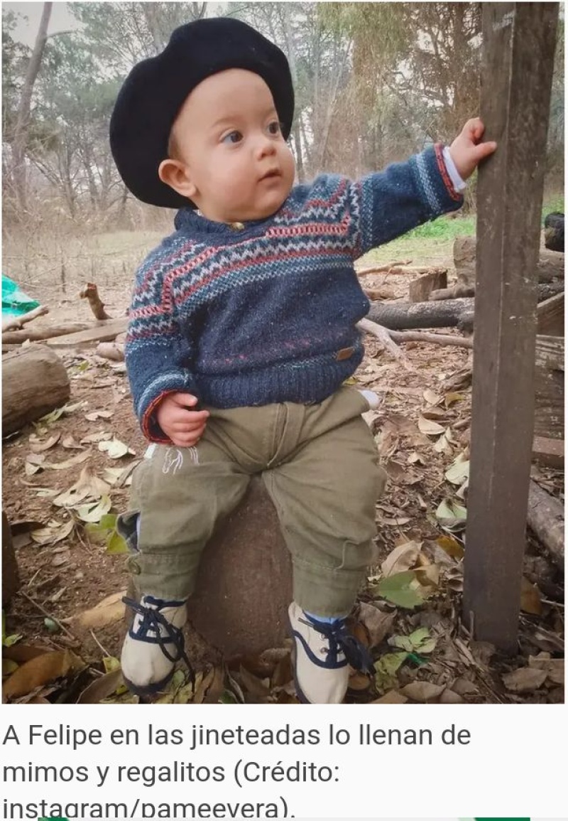 Feli nació prematuro, todos rezaron por él y enternece en las redes: es el “mini agroinfluencer” de Daireaux