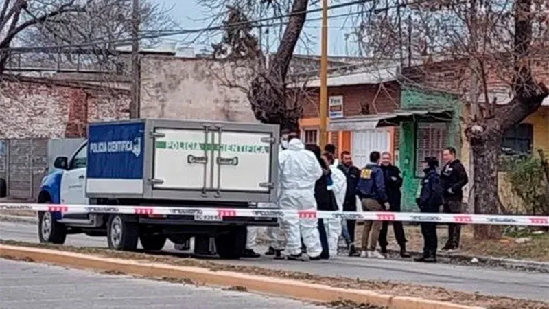  La morguera luego de que hallaran el cuerpo de Grobets en el predio en el que vivía su amigo